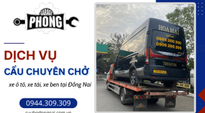 Dịch vụ cẩu chuyên chở ô tô, xe tải, xe ben Đồng Nai - Gọi 0944.309.309